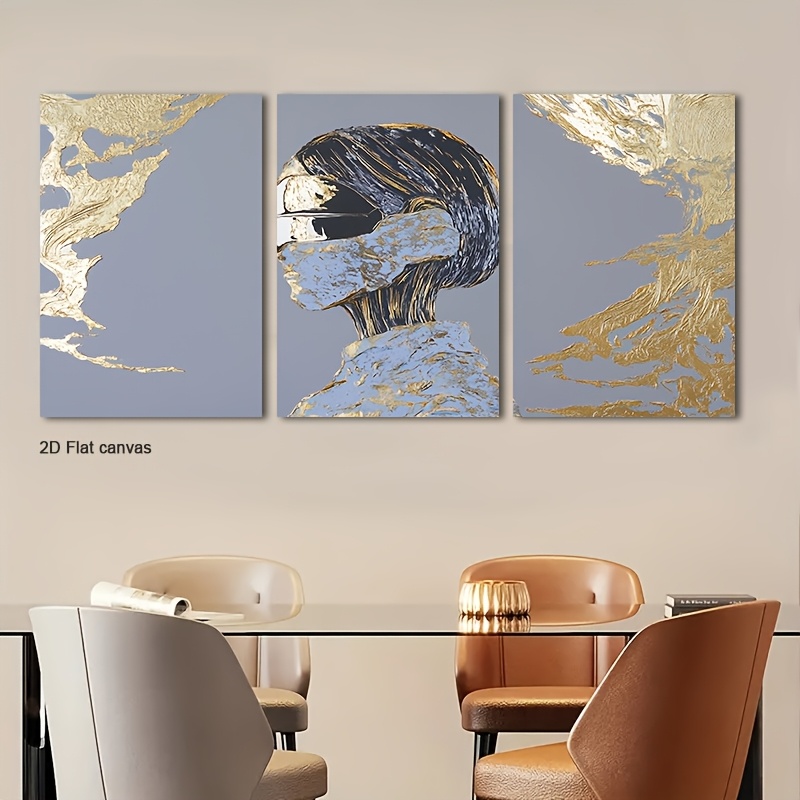 Canvas Wrap Ready - Frameless Canvas 3pcs -Framed VR Figur