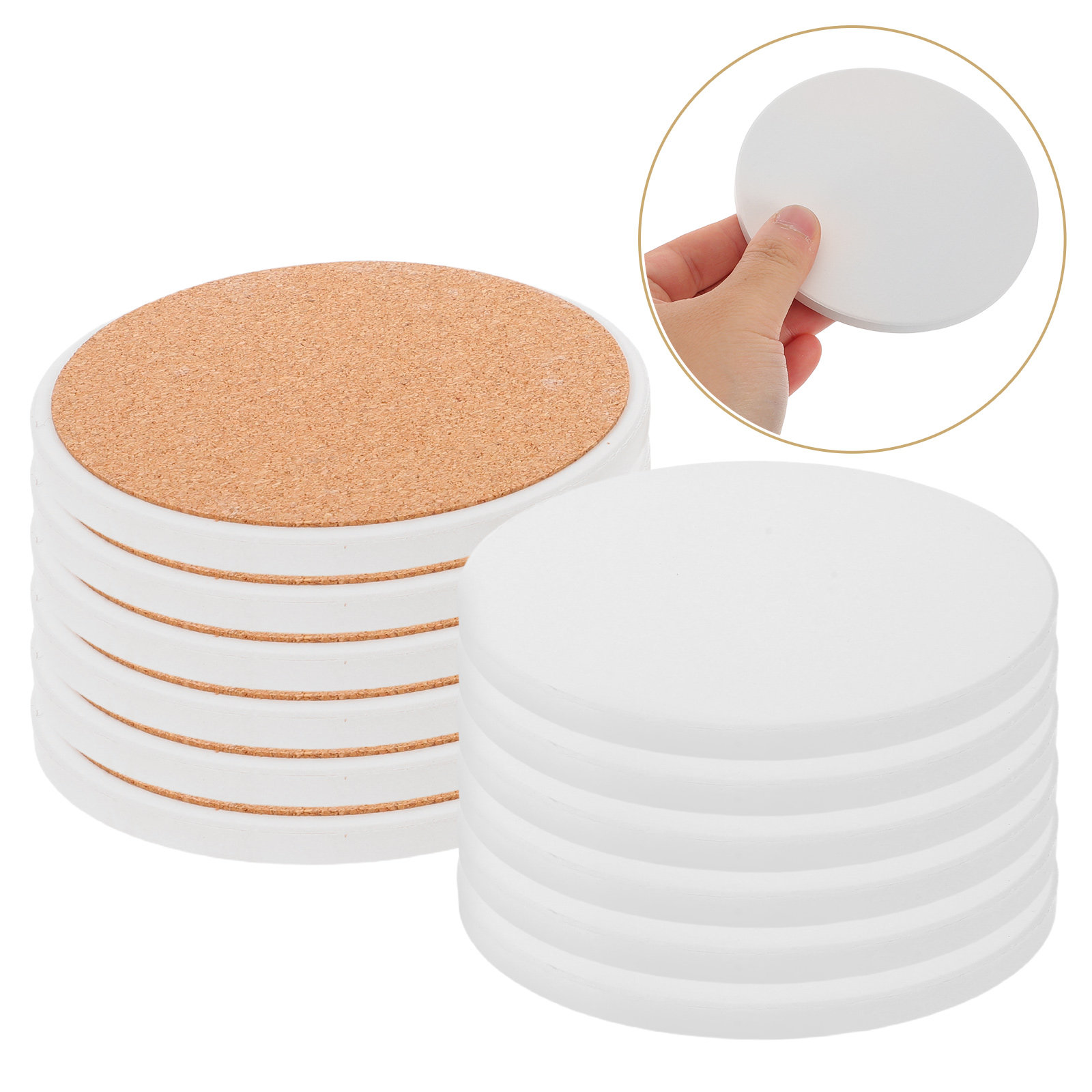 12pcs Sublimation Coasters Bla - Coaster Sublimation Blank 评论和价格
