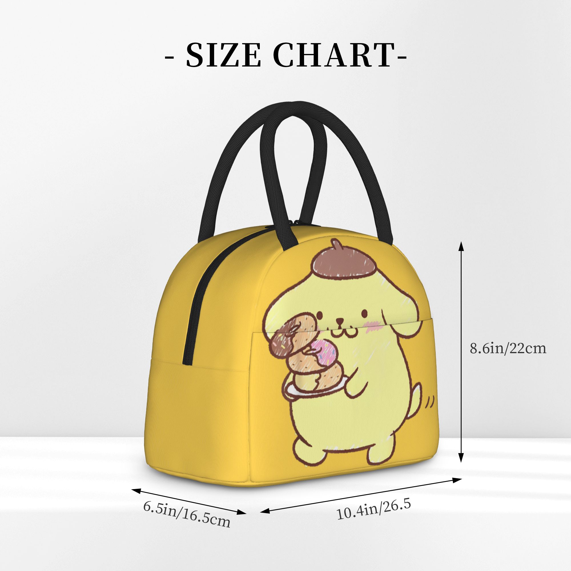 Pompompurin Donuts Insulated L - Tote Bag Sublimation 评论和价格