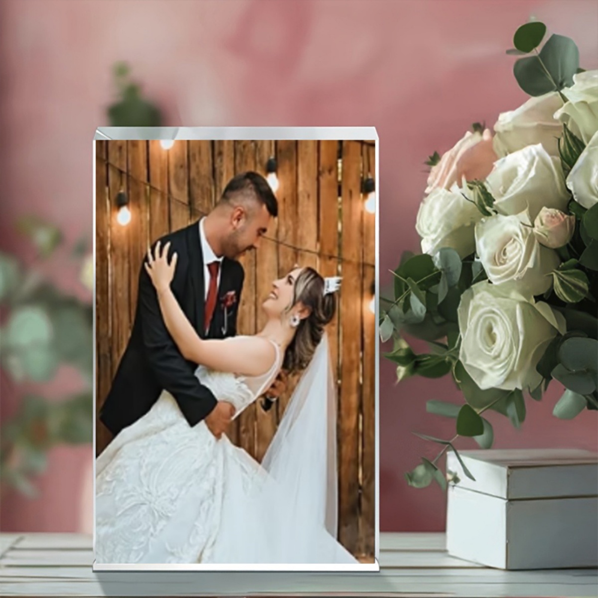 Personalized 2D Flat Acrylic P - Photo Acrylic Block 评论和价格