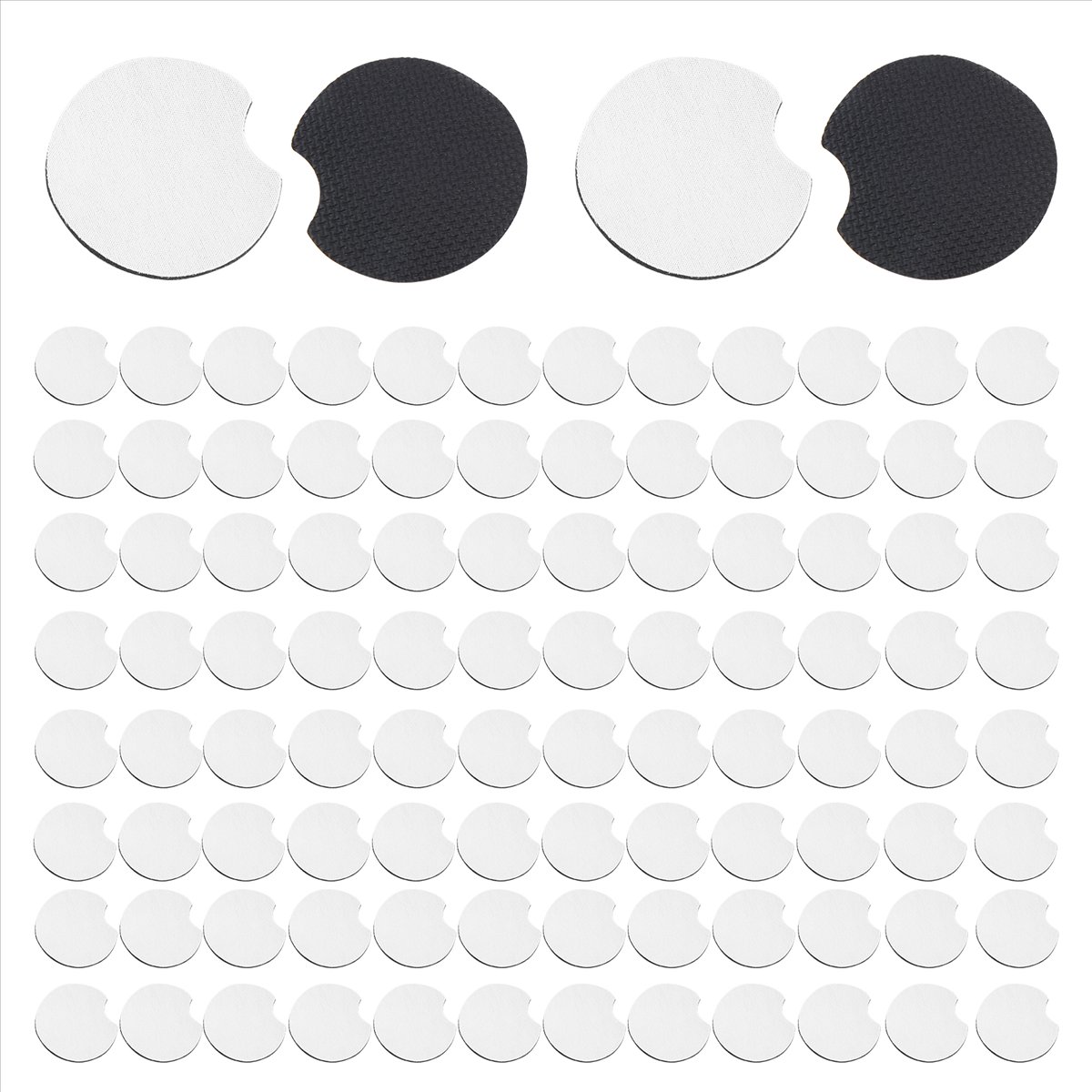 AA83 100 Pcs of Sublimation Bl - Coaster Sublimation Blank 评论和价格