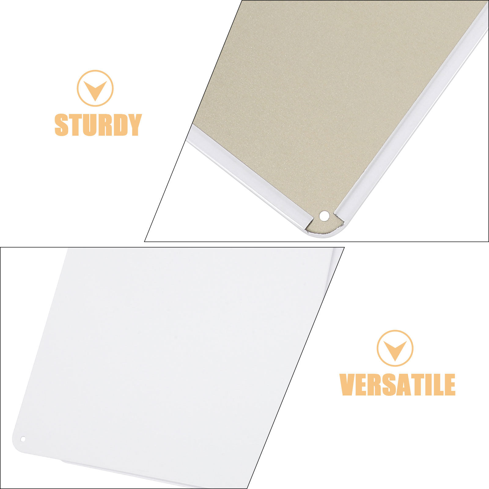 2Pcs Blank Tinplate Sign Stabl - Yard Sign Blank 评论和价格