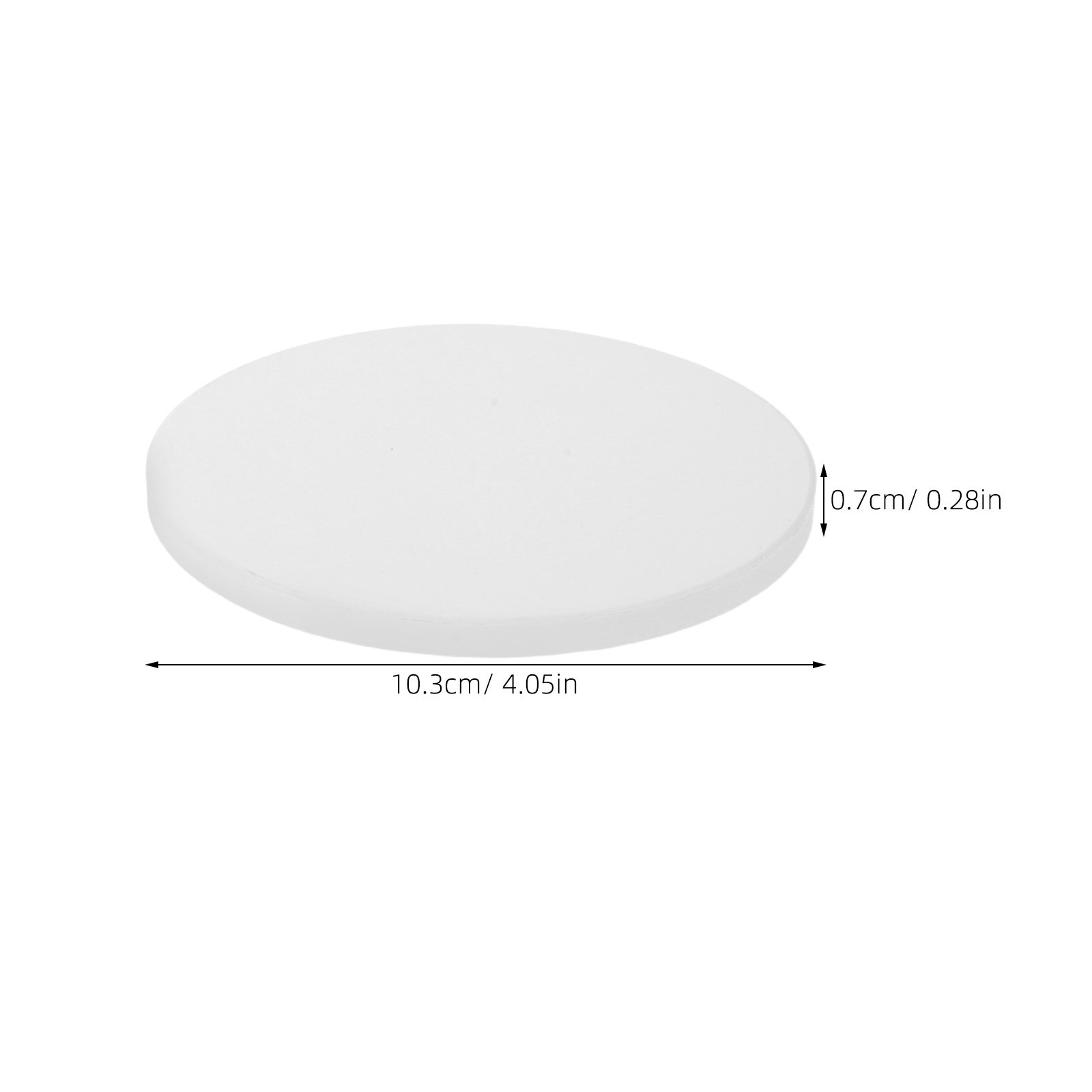 12Pcs Blank White Round Cerami - Ceramic Tile Blank 评论和价格