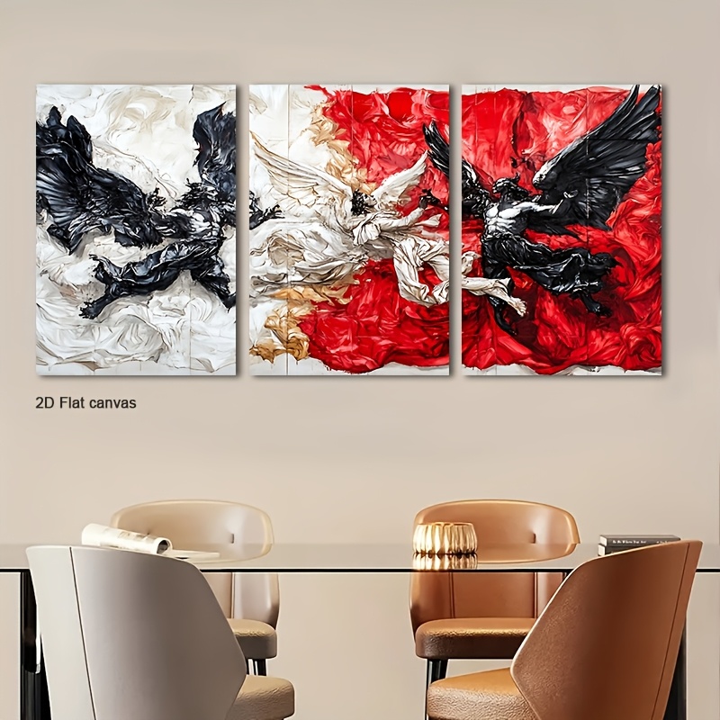 Frameless Canvas 3pcs Framed A - Canvas Wrap Ready 评论和价格